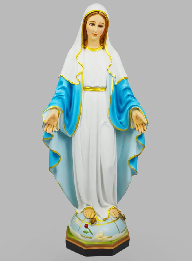 Handpainted Religious Statue Our Lady of Miracles - 60cm (pic 1)