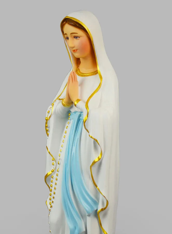 Handpainted Religious Statue of Mary 60cm - Our Lady of Miracles (pic 4)