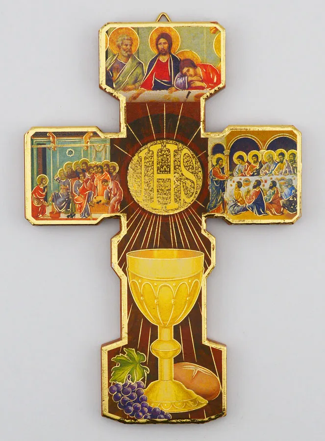 Wooden Child Cross with Communion Certificate (pic 3)