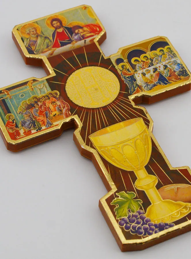 Wooden Child Cross with Communion Certificate (pic 4)