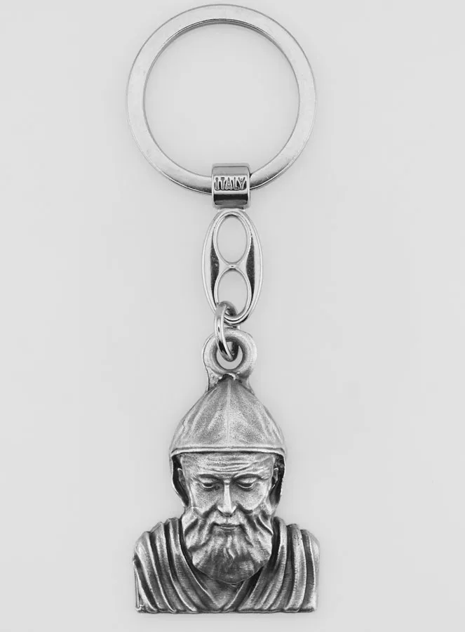 Metal key ring - Saint Charbel (pic 1)