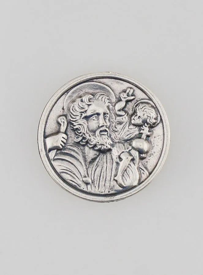 Car Badge Magnet Saint Christopher 35mm (pic 1)