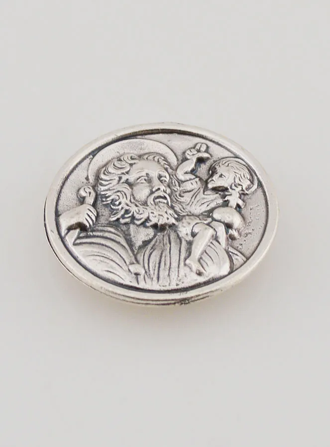 Car Badge Magnet Saint Christopher 35mm (pic 2)