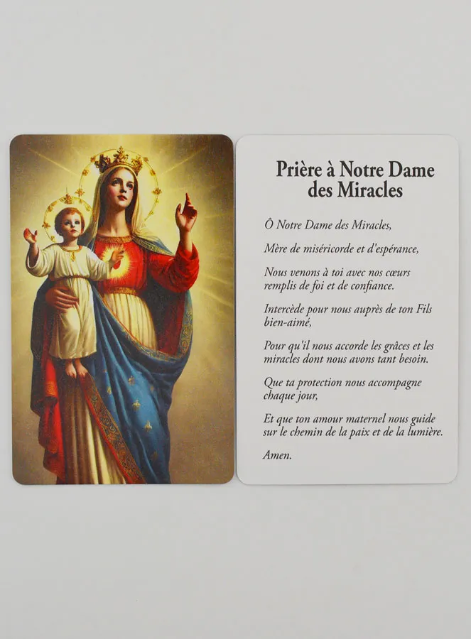 Prayer Card to Our Lady of Miracles (pic 3)