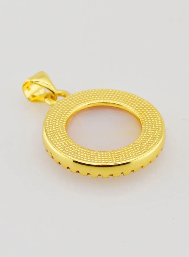 Mother-of-Pearl Sacred Heart of Jesus Pendant - 22mm (pic 4)