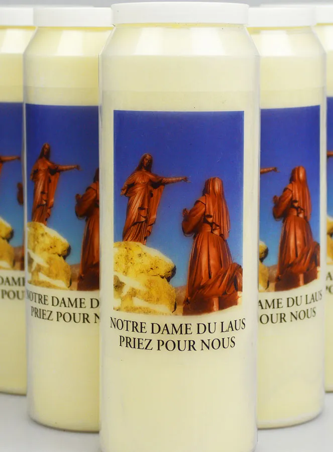 Set of 6 Sanctuary Candles Our Lady of Laus (pic 3)