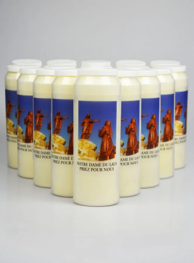 Set of 20 Sanctuary Candles Our Lady of Laus (pic 1)