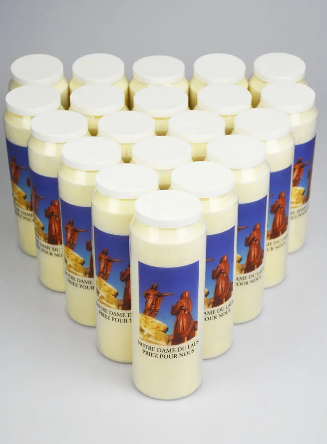 Set of 20 Sanctuary Candles Our Lady of Laus (pic 2)