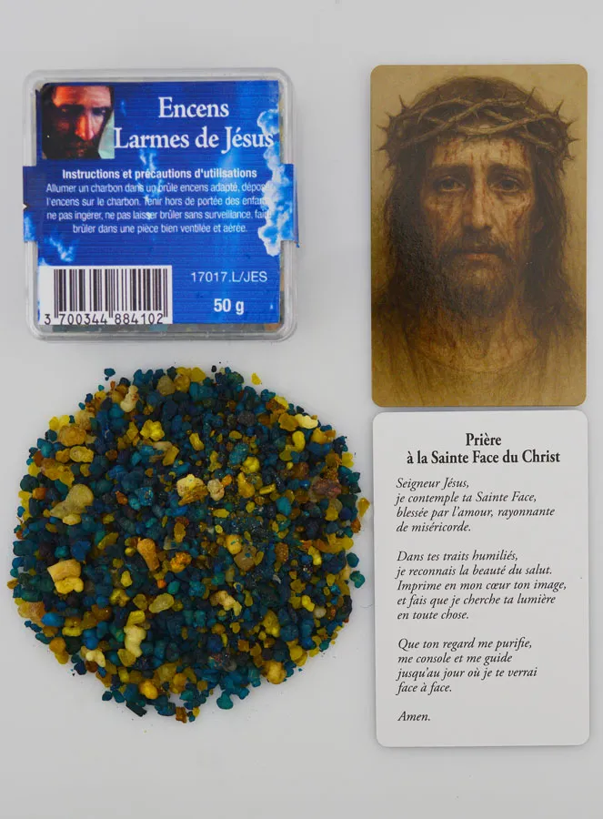 Religious Incense Tears of Jesus + Prayer (pic 1)