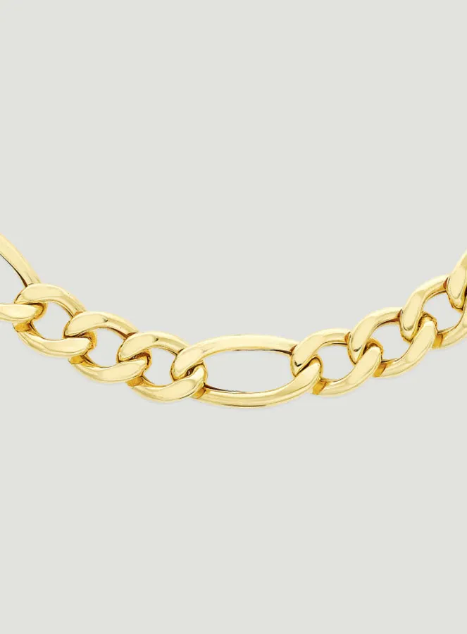 Necklace 45cm Figaro Link 2,3mm - 9k Gold (pic 2)