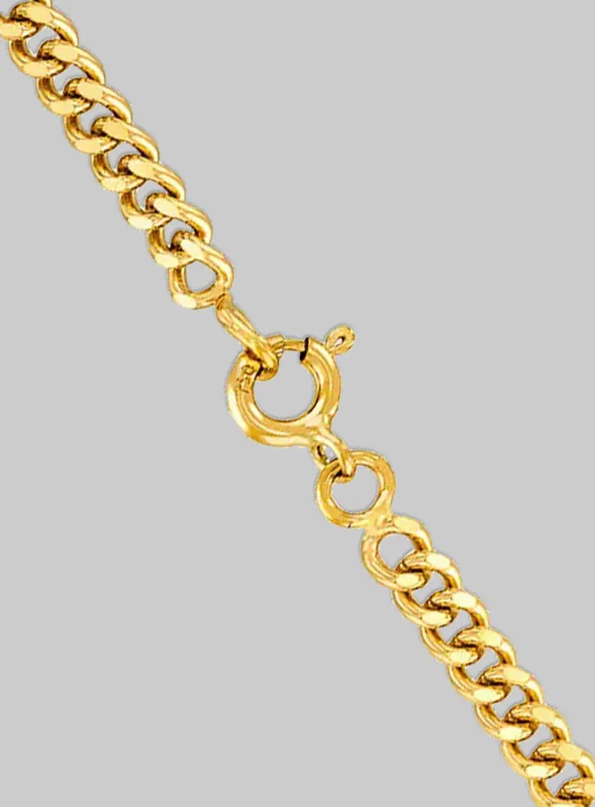 Necklace 45 cm Curb Chain 1.2 mm - 9k Gold (pic 3)
