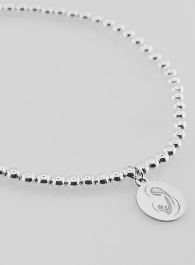 Ball Bracelet Virgin Mary and Child - 925 Silver (pic 3)