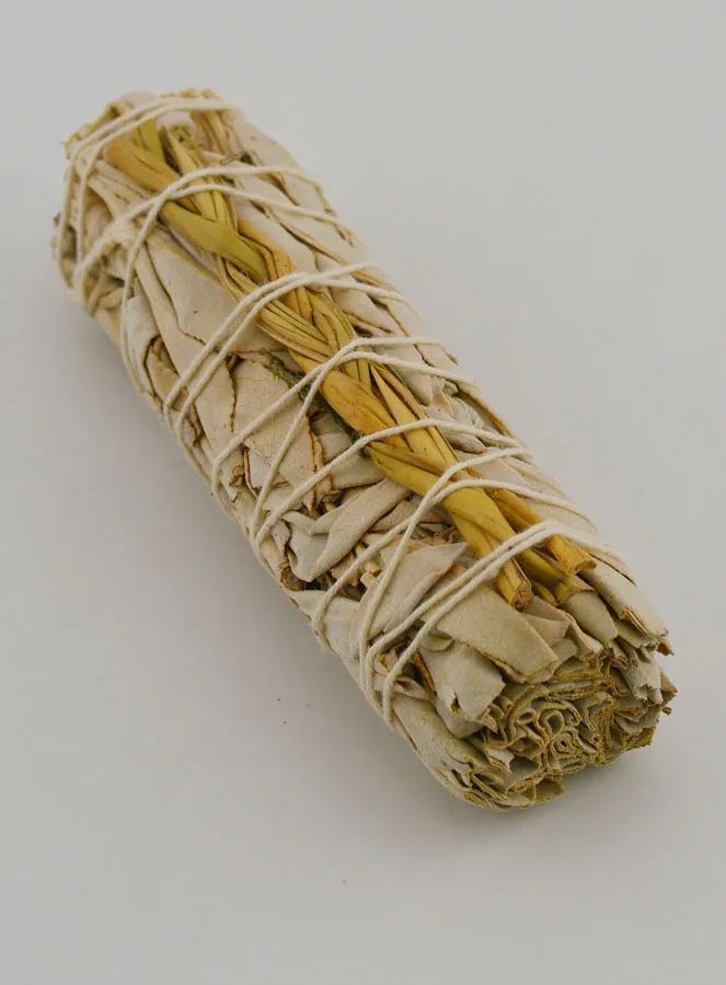 White Sage and Sweetgrass - Smudge Stick 30g (pic 2)