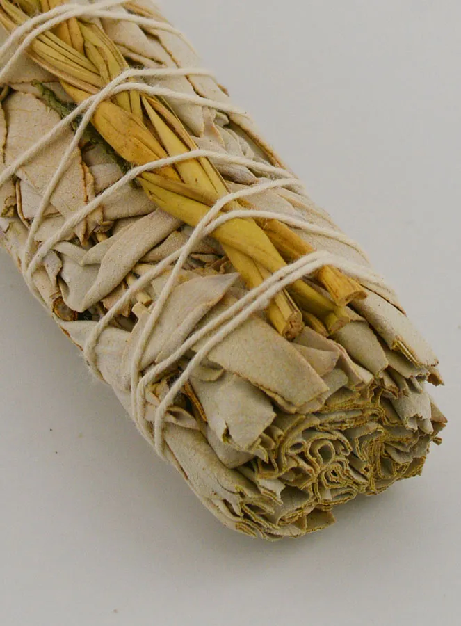 White Sage and Sweetgrass - Smudge Stick 30g (pic 4)