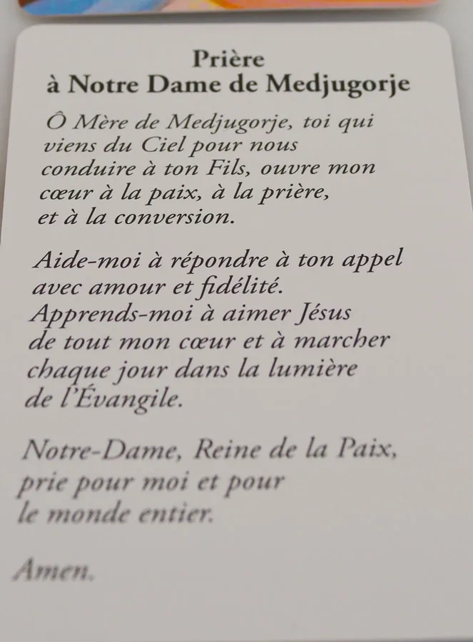 Religious Incense Jasmine and Prayer Our Lady of Medjugorje (pic 4)