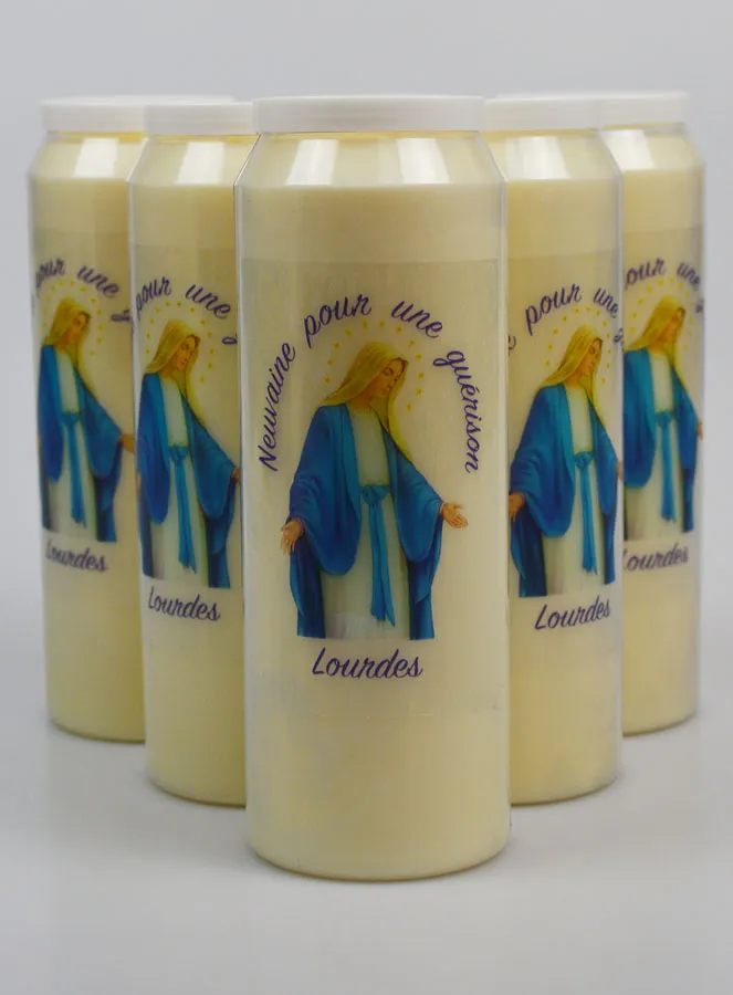 6 Sanctuary Candles for a Healing - 17.5cm (pic 1)