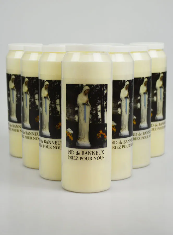 10 Sanctuary Candles Our Lady of Banneux (pic 1)