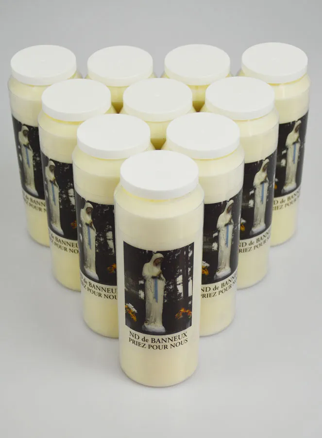 10 Sanctuary Candles Our Lady of Banneux (pic 2)