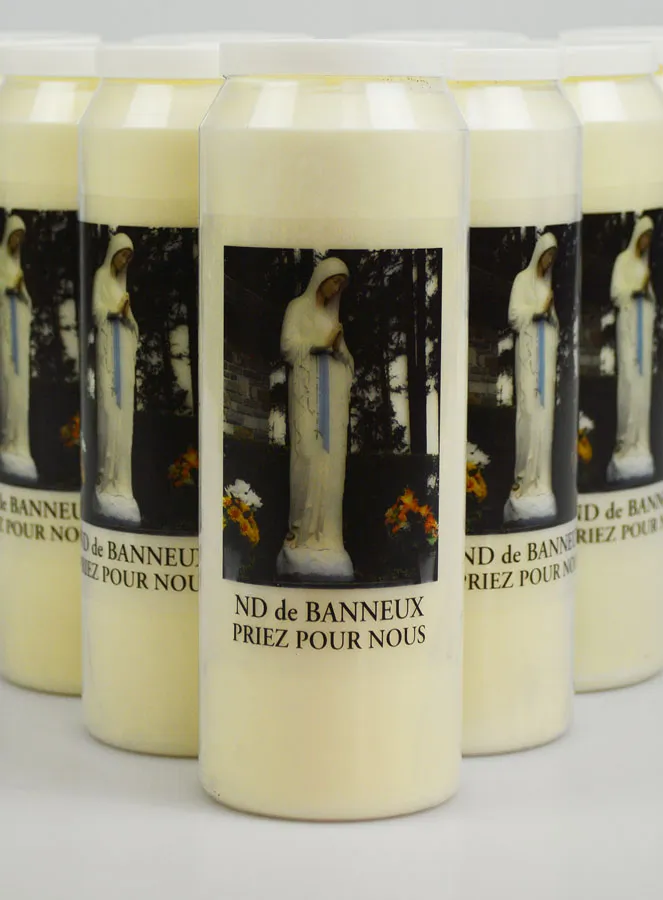 10 Sanctuary Candles Our Lady of Banneux (pic 3)