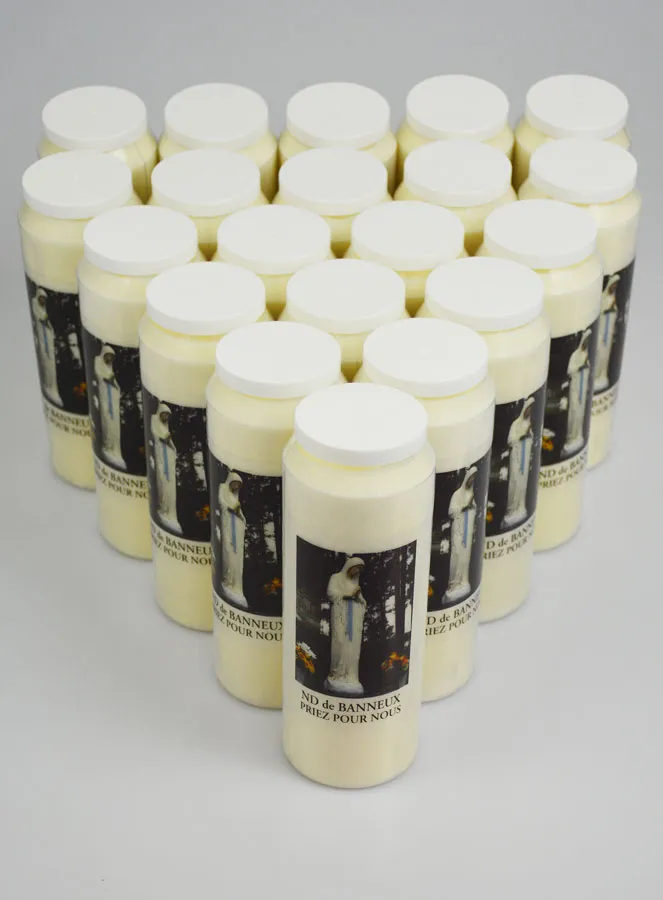 20 Sanctuary Candles Our Lady of Banneux (pic 2)