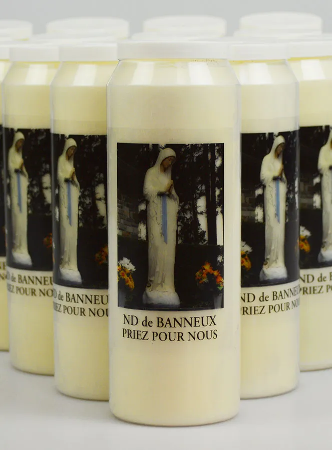 20 Sanctuary Candles Our Lady of Banneux (pic 3)