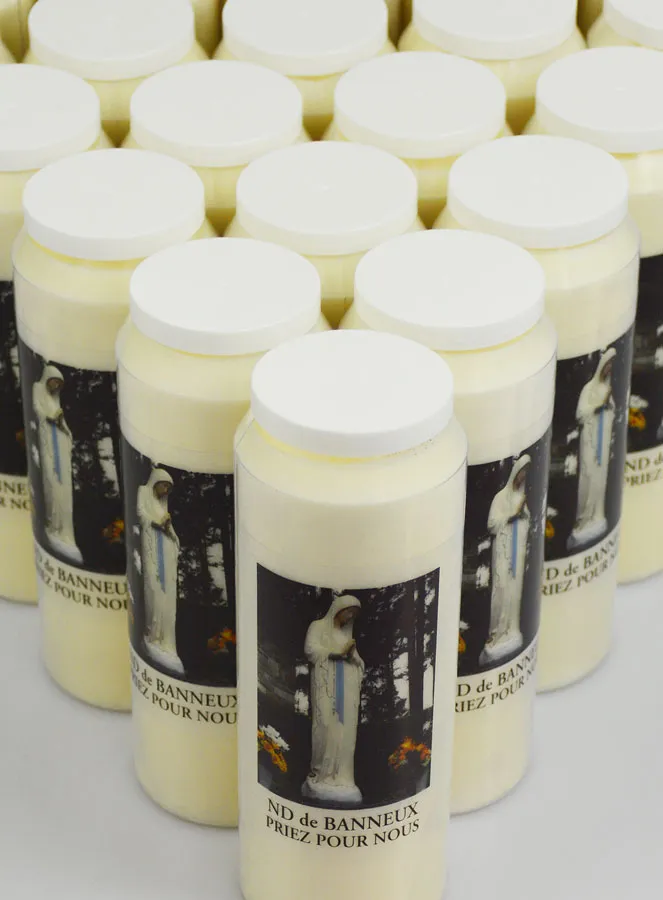 20 Sanctuary Candles Our Lady of Banneux (pic 4)