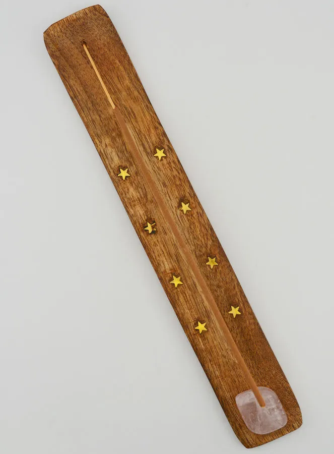 Incense Stick Holder - Rose Quartz (pic 1)