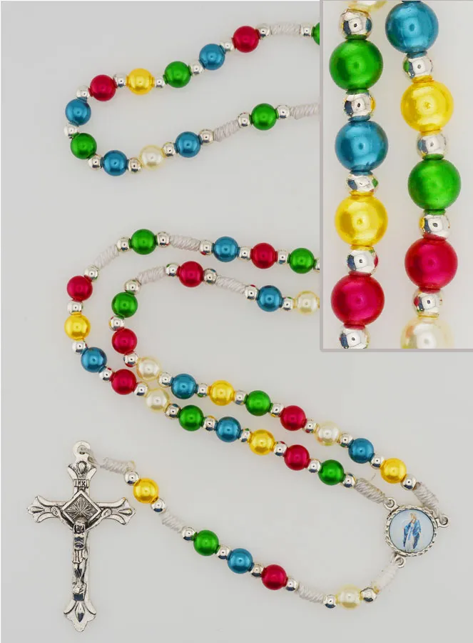 Confirmation Rosary - Miraculous Medal and Holy Spirit (pic 1)