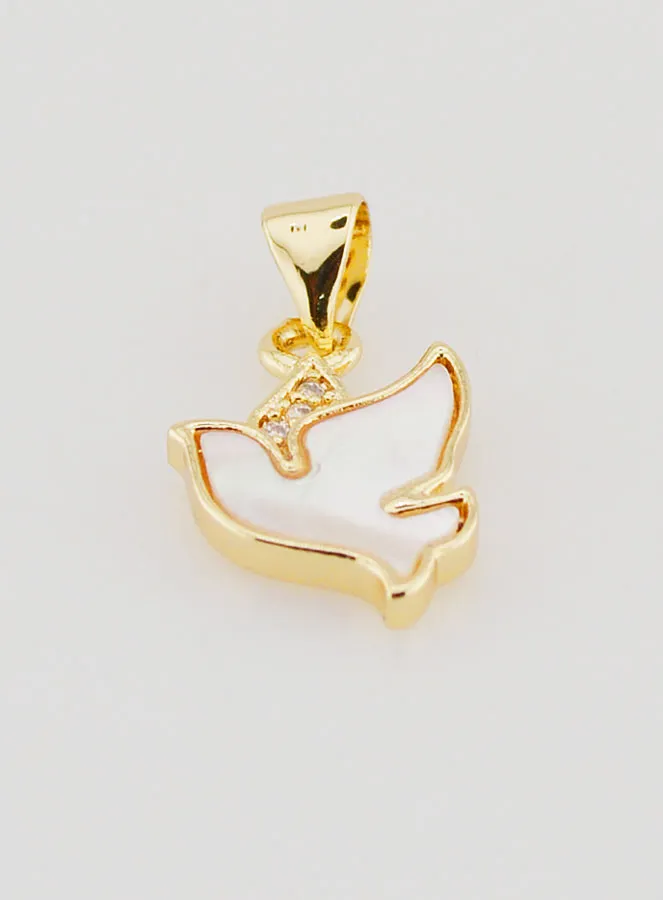 Holy Spirit Dove Pendant - 12mm (pic 2)