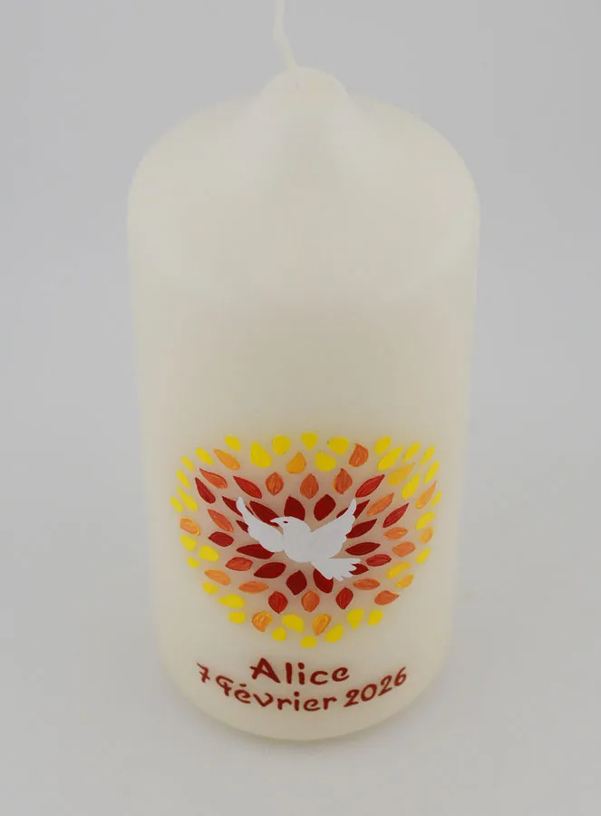 Confirmation Keepsake Candle - Holy Spirit (pic 2)