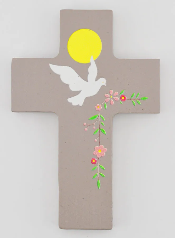 Wooden Cross Confirmation Remembrance - Holy Spirit (pic 1)