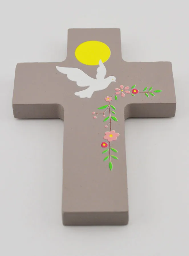 Wooden Cross Confirmation Remembrance - Holy Spirit (pic 2)