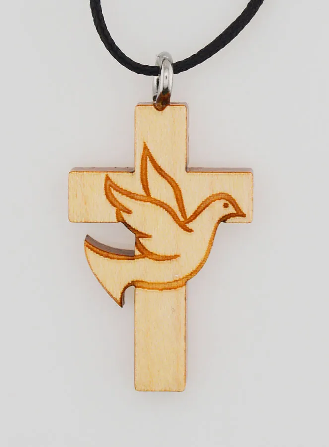 Confirmation Cross Pendant - Dove of Peace (pic 1)