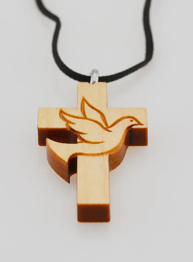 Confirmation Cross Pendant - Dove of Peace (pic 2)