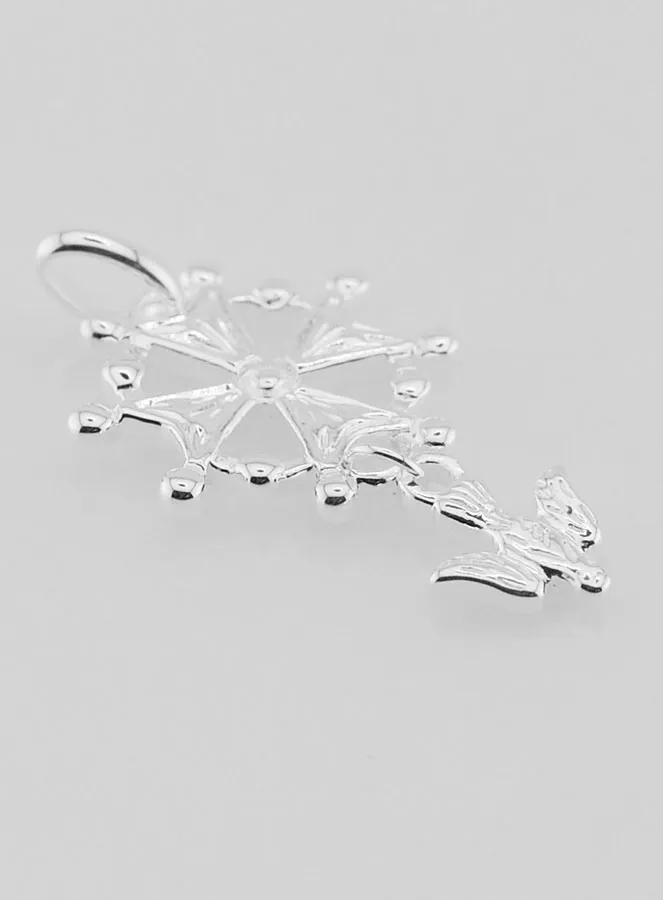 Confirmation Cross Pendant - Holy Spirit Silver (pic 3)