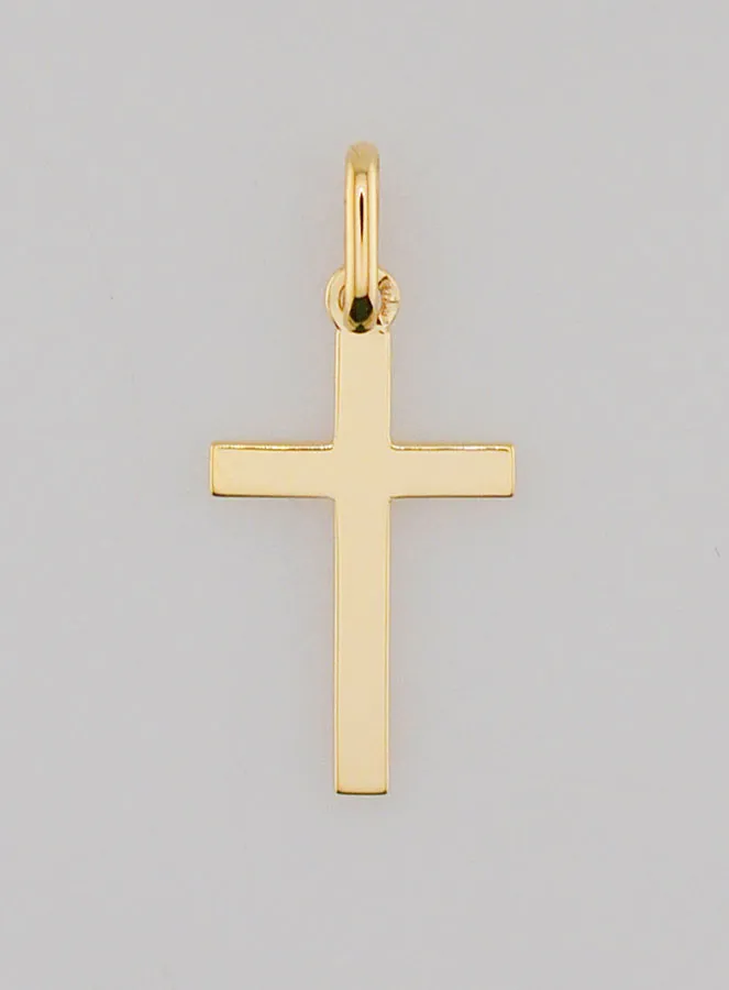 Cross Pendant in 9 Carat Gold - 16mm (pic 1)