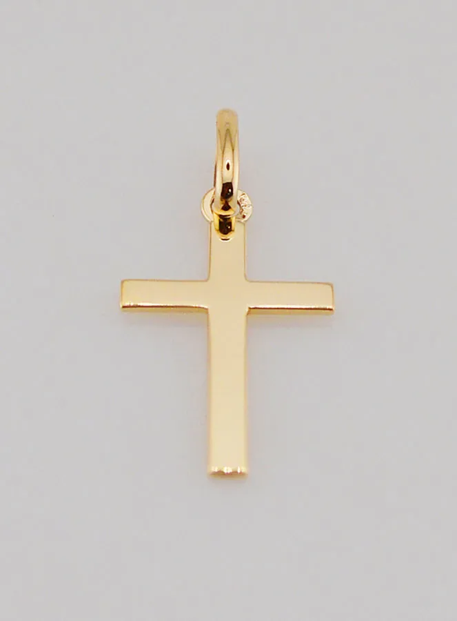 Cross Pendant in 9 Carat Gold - 16mm (pic 2)