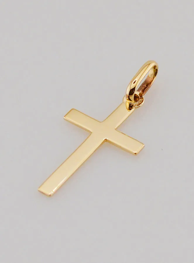 Cross Pendant in 9 Carat Gold - 16mm (pic 4)