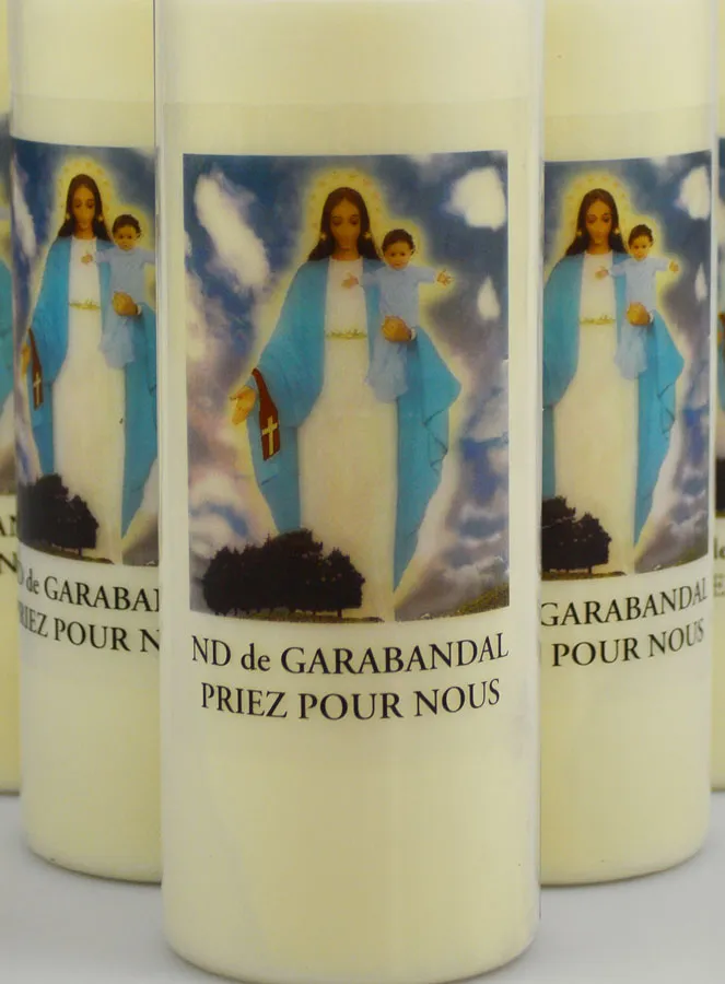 6 Sanctuary Candles Our Lady of Garabandal (pic 3)