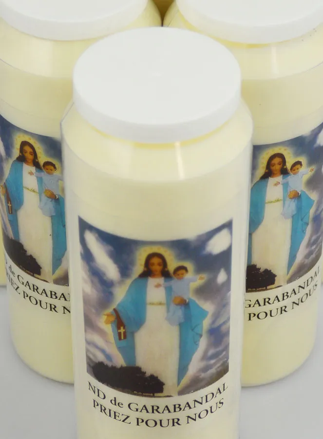 6 Sanctuary Candles Our Lady of Garabandal (pic 4)