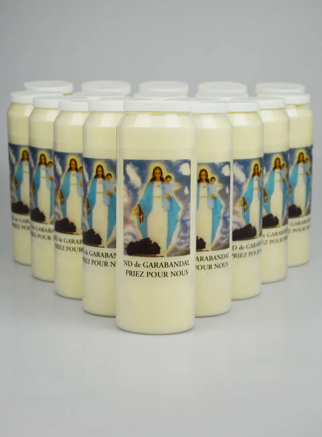 Set 20 Sanctuary Candles Our Lady of Garabandal (pic 1)