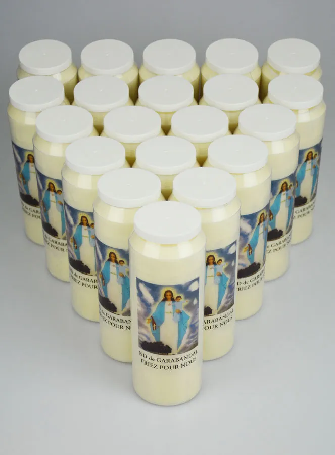 Set 20 Sanctuary Candles Our Lady of Garabandal (pic 2)