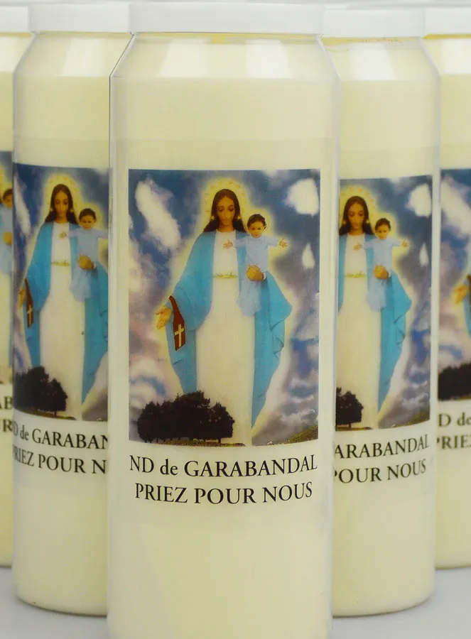 Set 20 Sanctuary Candles Our Lady of Garabandal (pic 3)