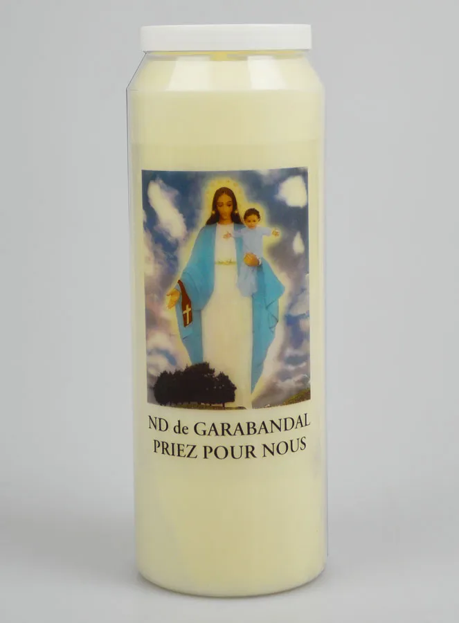 Our Lady of Garabandal Sanctuary Candle (pic 1)