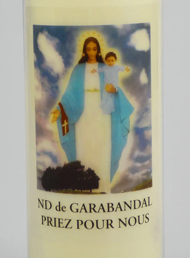 Our Lady of Garabandal Sanctuary Candle (pic 3)