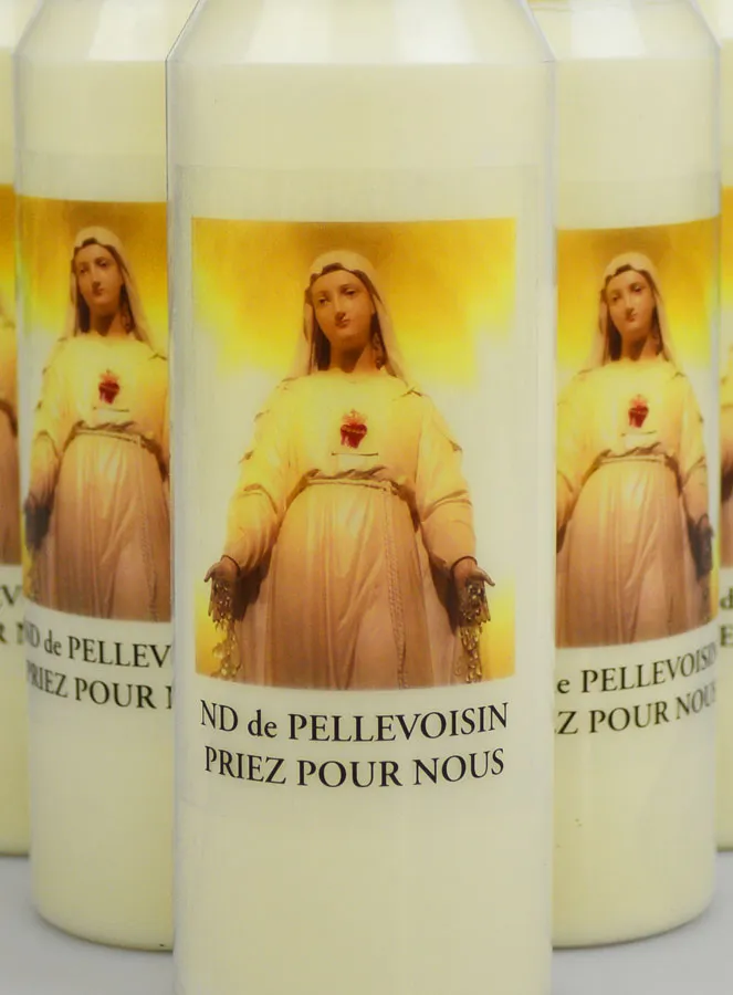 6 Sanctuary Candles Our Lady of Pellevoisin (pic 3)