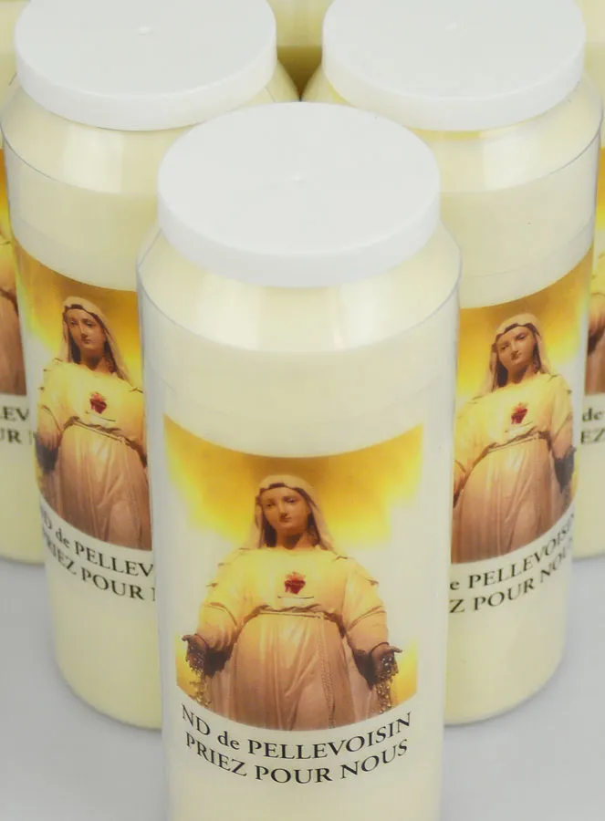 6 Sanctuary Candles Our Lady of Pellevoisin (pic 4)