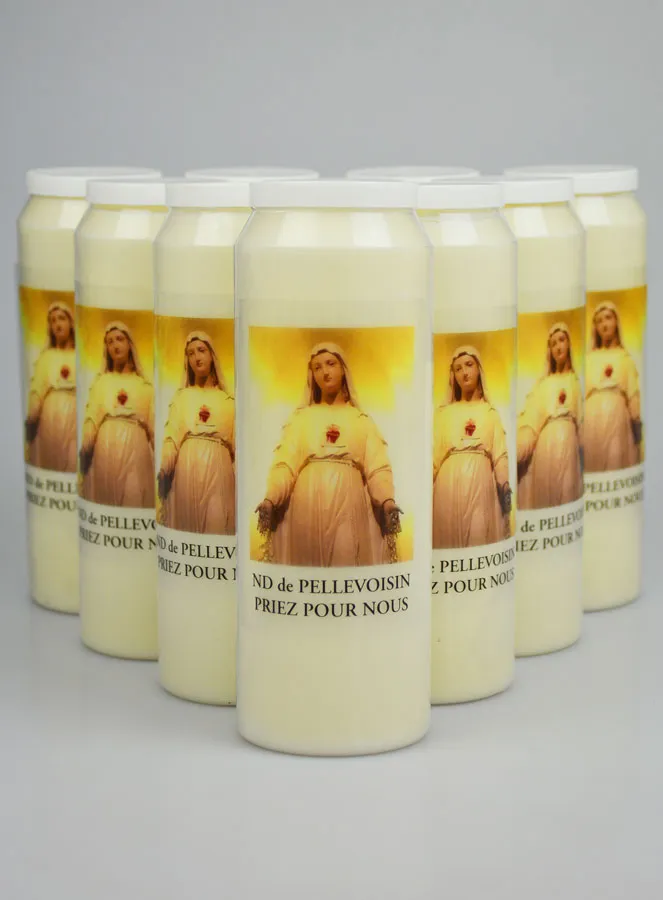 Set 10 Sanctuary Candles Our Lady of Pellevoisin (pic 1)