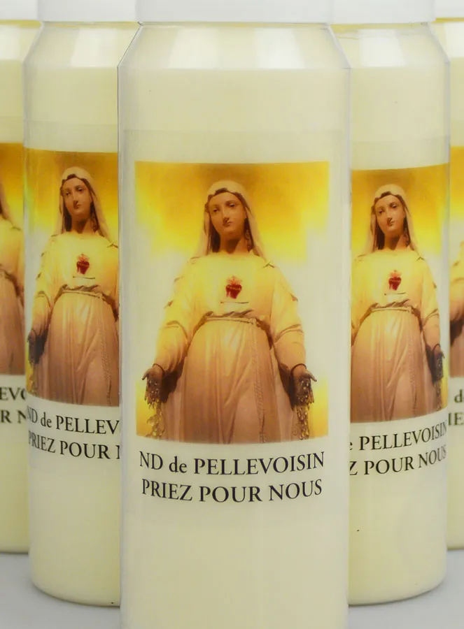 Set 10 Sanctuary Candles Our Lady of Pellevoisin (pic 3)