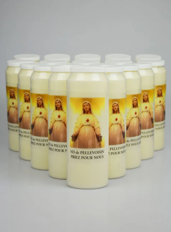 20 Sanctuary Candles Our Lady of Pellevoisin (pic 1)